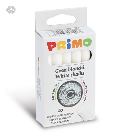 نمایش جزئیات برای  گچ نقاشی و تخته سیاه پریمو سفید بدون گرده 10 عددی درجعبه مقوایی تصویر  گچ نقاشی و تخته سیاه پریمو سفید بدون گرده 10 عددی درجعبه مقوایی