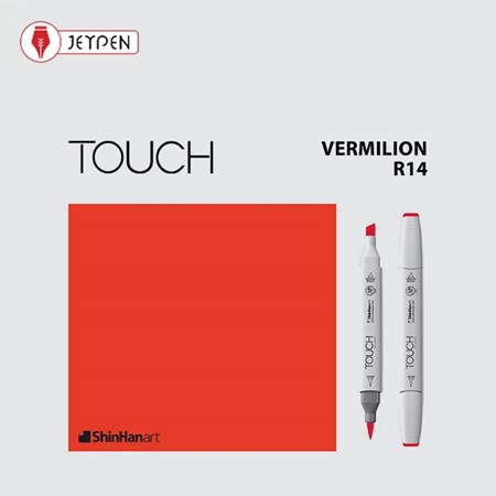 نمایش جزئیات برای  ماژیک راندو تاچ بدنه سفید رنگ ورمیلین R14 تصویر  ماژیک راندو تاچ بدنه سفید رنگ ورمیلین R14