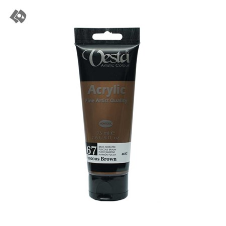 نمایش جزئیات برای  رنگ اکریلیک وستا 75 میل قهوه ای فازکز 67 تصویر  رنگ اکریلیک وستا 75 میل قهوه ای فازکز 67