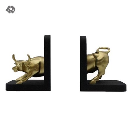 نمایش جزئیات برای  غش گیر و نگه دارنده کتاب طرح گاو (2) طلایی تصویر  غش گیر و نگه دارنده کتاب طرح گاو (2) طلایی