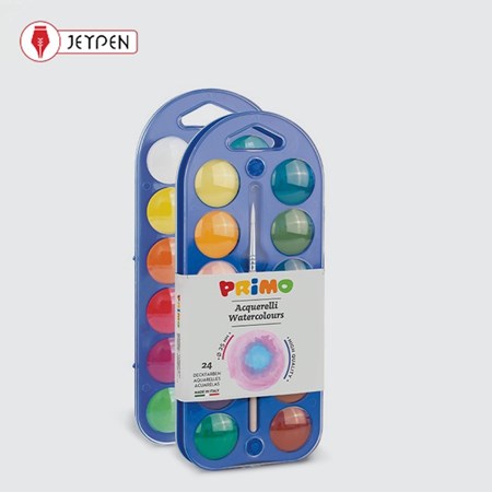 نمایش جزئیات برای  پریمو آبرنگ جعبه پلاستیکی 24 رنگ به همراه قلمو مدل 111a24B تصویر  پریمو آبرنگ جعبه پلاستیکی 24 رنگ به همراه قلمو مدل 111a24B