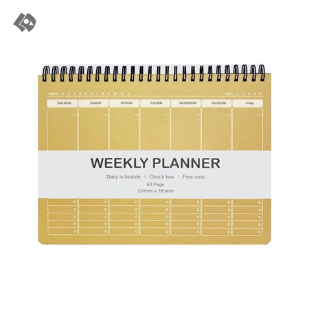 نمایش جزئیات برای  دفتر پلنر و تودولیست هفتگی (weekly planner ) کد 139 تصویر  دفتر پلنر و تودولیست هفتگی (weekly planner ) کد 139