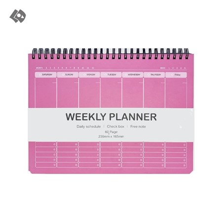 نمایش جزئیات برای  دفتر پلنر و تودولیست هفتگی (weekly planner ) کد 153 تصویر  دفتر پلنر و تودولیست هفتگی (weekly planner ) کد 153