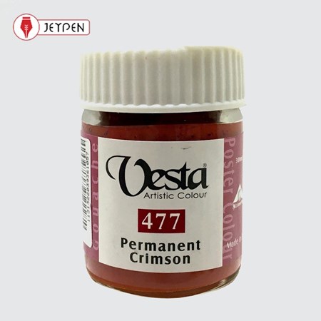 نمایش جزئیات برای  گواش وستا 30 میل حرفهای پرمننت کریمزن 477 تصویر  گواش وستا 30 میل حرفهای پرمننت کریمزن 477