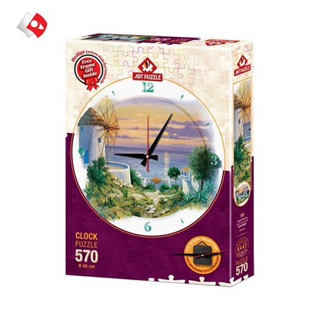 نمایش جزئیات برای  پازل ساعتی 5005 (570 تکه) Puzzle Clock Aegean Evening تصویر  پازل ساعتی 5005 (570 تکه) Puzzle Clock Aegean Evening