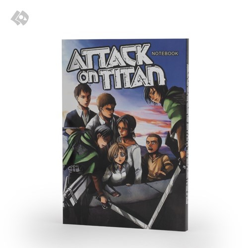تصویر  دفتر یادداشت همیشه مدل Attack on titan کد 528