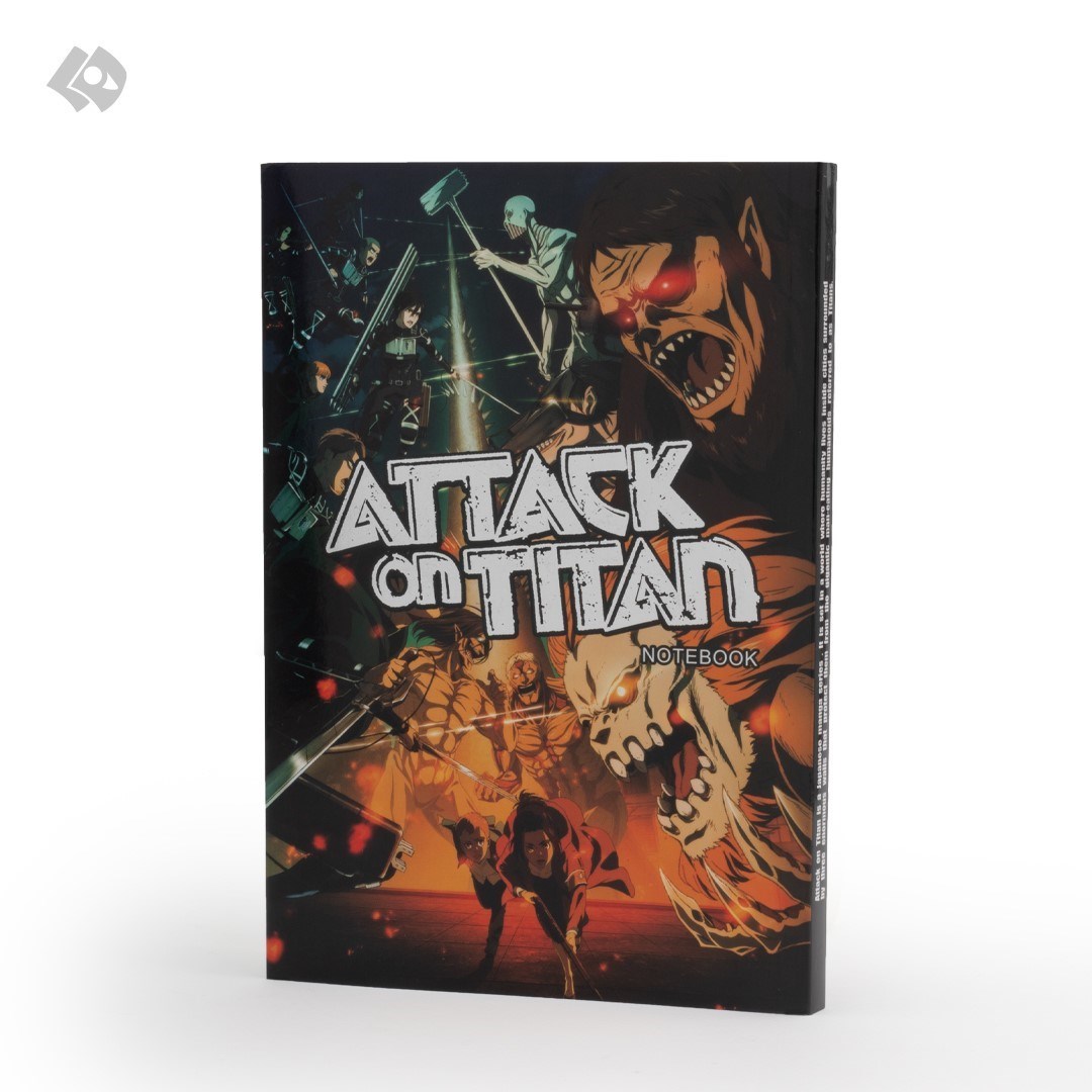 تصویر  دفتر یادداشت همیشه مدل Attack on titan کد 511
