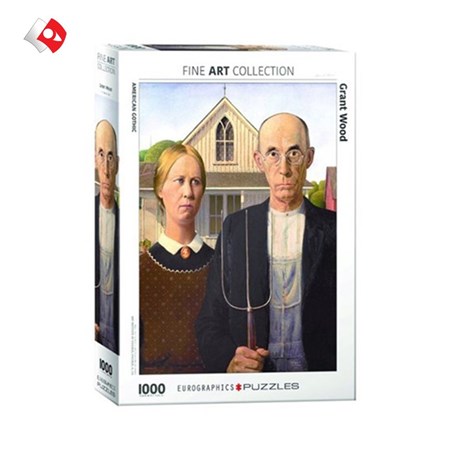 نمایش جزئیات برای  پازل یوروگرافیکس 1000 تکه طرح American Gothic کد 60005479 تصویر  پازل یوروگرافیکس 1000 تکه طرح American Gothic کد 60005479