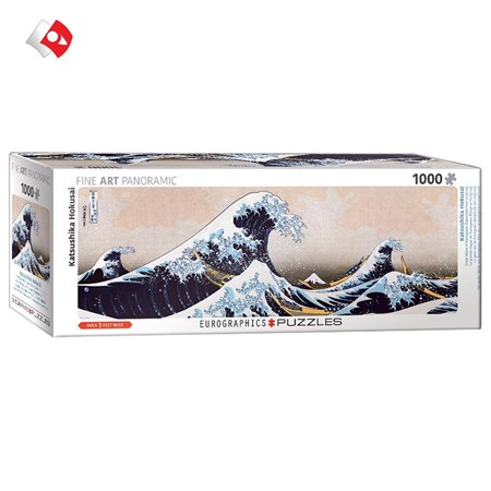 نمایش جزئیات برای  پازل پانورامیک 1000 تکه 60105487 Great Wave of Kanagawa تصویر  پازل پانورامیک 1000 تکه 60105487 Great Wave of Kanagawa
