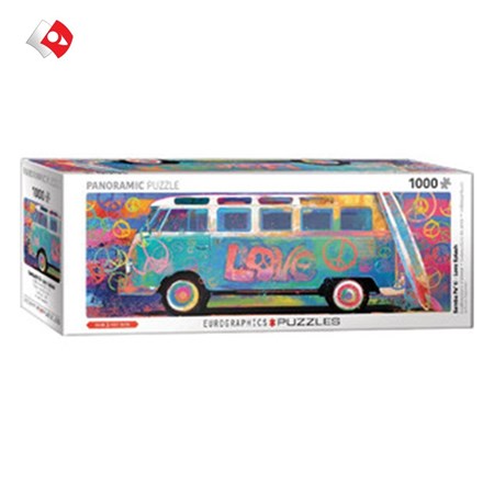 نمایش جزئیات برای  پازل پانورامیک 1000 تکه 60105549 VW Flower Power Bus تصویر  پازل پانورامیک 1000 تکه 60105549 VW Flower Power Bus