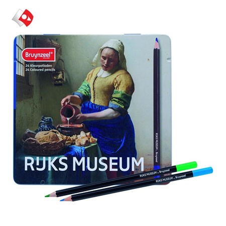 نمایش جزئیات برای  مدادرنگی نیمه حرفهای مدل موزه رایکس 24 رنگ جعبه فلزی برونزیل تصویر  مدادرنگی نیمه حرفهای مدل موزه رایکس 24 رنگ جعبه فلزی برونزیل