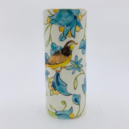 نمایش جزئیات برای  گلدان سرامیکی باریک طرح گل و مرغ تصویر  گلدان سرامیکی باریک طرح گل و مرغ