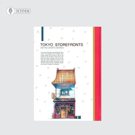 تصویر  دفتر یادداشت همیشه مدل Tokyo Storefronts کد 164