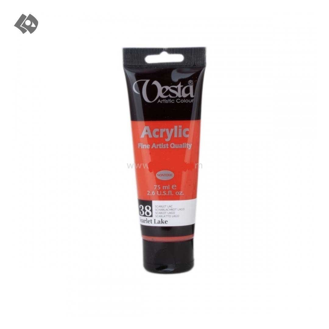 نمایش جزئیات برای  رنگ اکریلیک وستا 75 میل اسکرلت لیک 38 تصویر  رنگ اکریلیک وستا 75 میل اسکرلت لیک 38