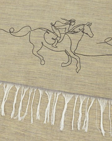 نمایش جزئیات برای  شال دستباف کاربافی (تیزرو خاکی) تصویر  شال دستباف کاربافی (تیزرو خاکی)