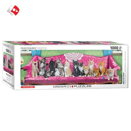 نمایش جزئیات برای  پازل پانورامیک 1000 تکه 60105629 Kitty Cat Couch تصویر  پازل پانورامیک 1000 تکه 60105629 Kitty Cat Couch