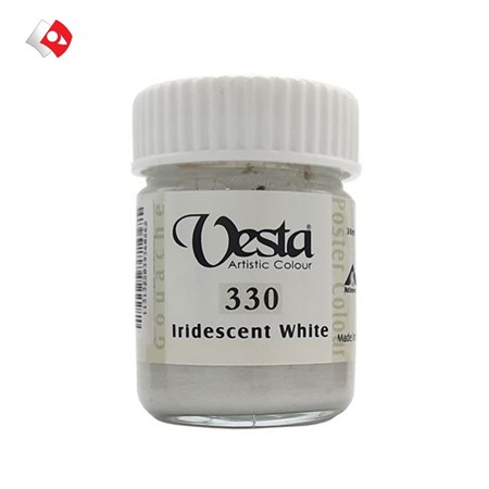 نمایش جزئیات برای  گواش وستا 30 میل حرفهای سفید کد 330 Iridescent White تصویر  گواش وستا 30 میل حرفهای سفید کد 330 Iridescent White
