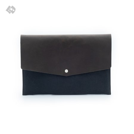 نمایش جزئیات برای  فولیو پاکتی برزنت و چرم رنگ طوسی مشکی (کد 68) تصویر  فولیو پاکتی برزنت و چرم رنگ طوسی مشکی (کد 68)