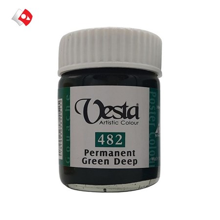 نمایش جزئیات برای  گواش وستا 30 میل حرفهای پرمننت گرین دیپ 482 تصویر  گواش وستا 30 میل حرفهای پرمننت گرین دیپ 482