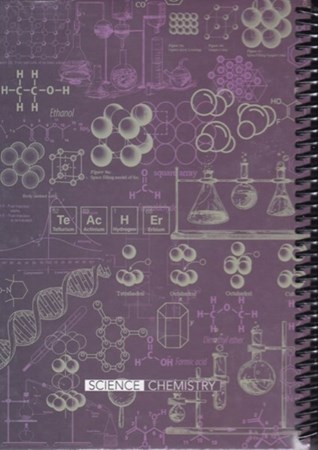 تصویر  دفتر دات نوت 100 برگ دانشمند شیمی بنفش