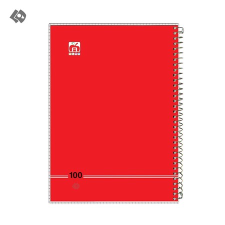 تصویر  دفتر نهال 100 برگ سیمی قرمز (7184)