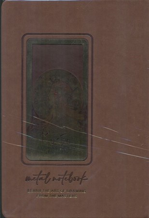 نمایش جزئیات برای  دفتر همیشه بوک مارک چرم رنگ قهوهای سوخته طرح Mucha تصویر  دفتر همیشه بوک مارک چرم رنگ قهوهای سوخته طرح Mucha