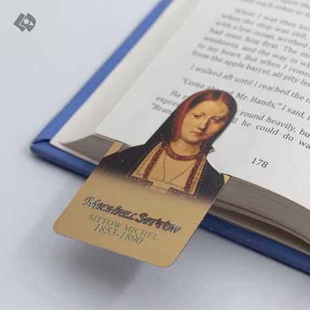 نمایش جزئیات برای  بوک مارک فلزی مشاهیر طرح Michael Sittow تصویر  بوک مارک فلزی مشاهیر طرح Michael Sittow