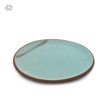 نمایش جزئیات برای  بشقاب سفال گرد قطر 15 سانت آبی تصویر  بشقاب سفال گرد قطر 15 سانت آبی