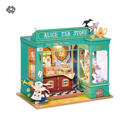 نمایش جزئیات برای  خانه مینیاتوری روبوتایم طرح Alice's Tea Store کد DG156 تصویر  خانه مینیاتوری روبوتایم طرح Alice's Tea Store کد DG156