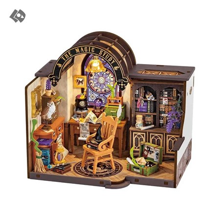 نمایش جزئیات برای  The Magic StudyDG166 پازل مینیاتوری روبوتایم مدل اتاق مطالعه جادویی تصویر  The Magic StudyDG166 پازل مینیاتوری روبوتایم مدل اتاق مطالعه جادویی