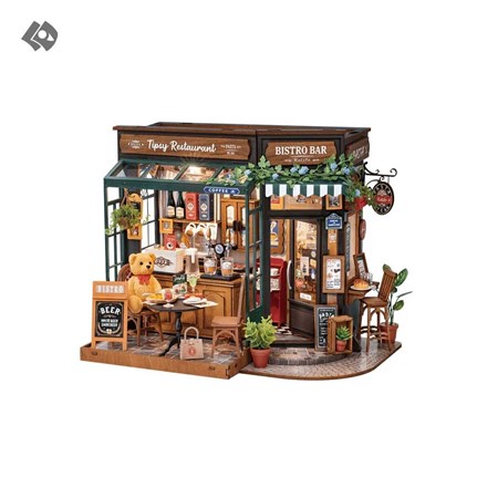 نمایش جزئیات برای  Tipsy Restaurant DG167 پازل مینیاتوری روبوتایم مدل رستوران تصویر  Tipsy Restaurant DG167 پازل مینیاتوری روبوتایم مدل رستوران