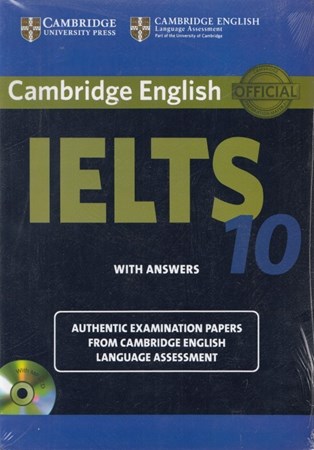 نمایش جزئیات برای  Cambridge english ielts 10 with cd تصویر  Cambridge english ielts 10 with cd