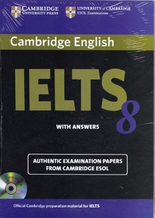 نمایش جزئیات برای  Cambridge english ielts 8 with CD تصویر  Cambridge english ielts 8 with CD