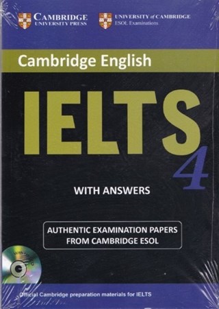 نمایش جزئیات برای  Cambridge english ielts 4 with CD تصویر  Cambridge english ielts 4 with CD