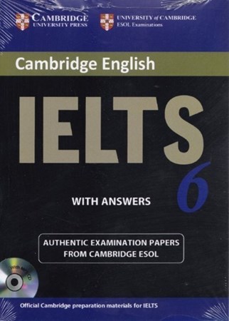 نمایش جزئیات برای  Cambridge english ielts 6 with CD تصویر  Cambridge english ielts 6 with CD
