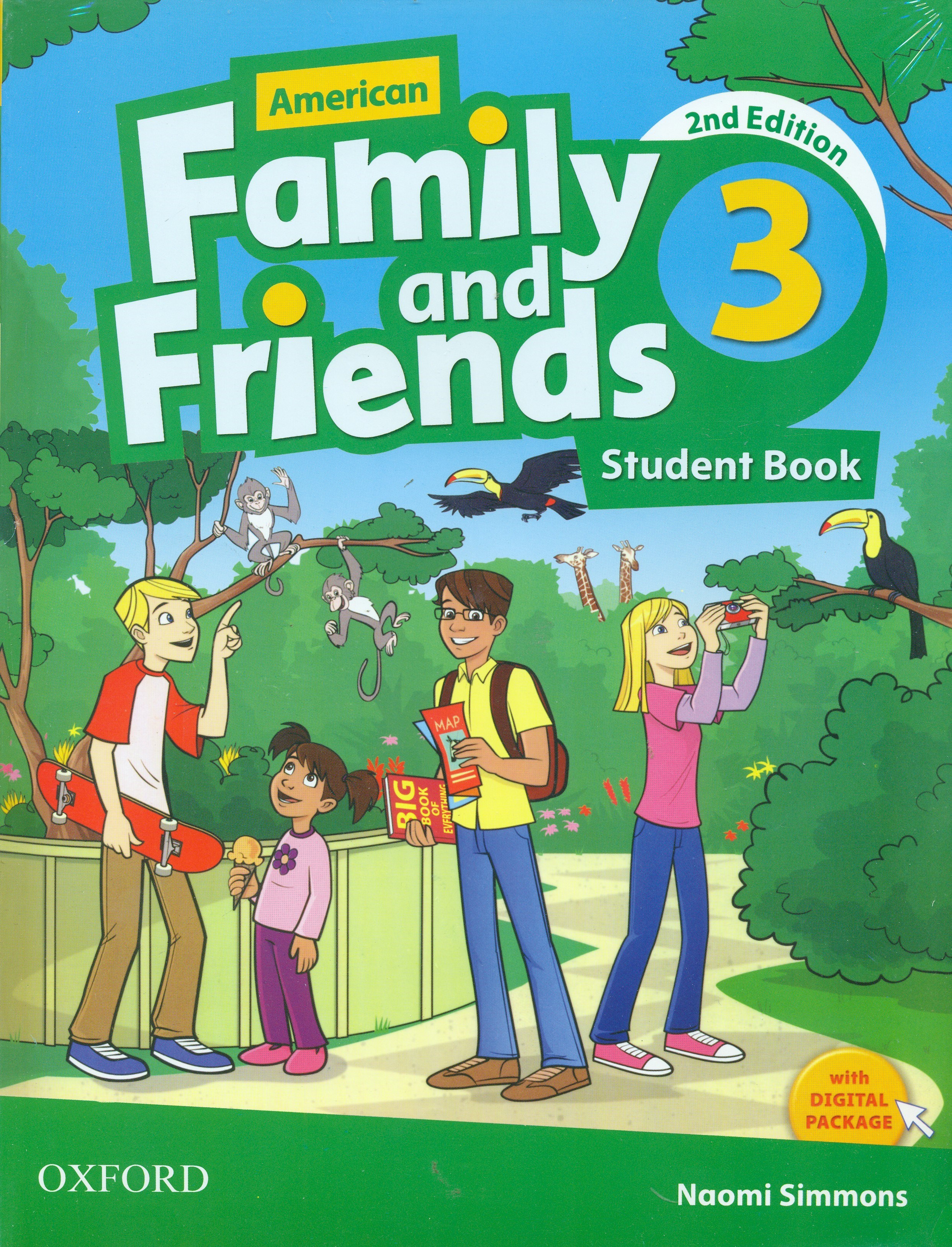 تصویر  American Family and friends 3 SB and WB (Second edition) with CD
