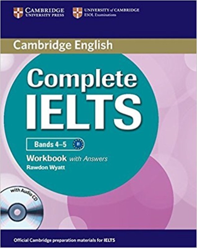 نمایش جزئیات برای  Complete IELTS Bands 4-5 B1 Workbook with Answers with Audio CD تصویر  Complete IELTS Bands 4-5 B1 Workbook with Answers with Audio CD