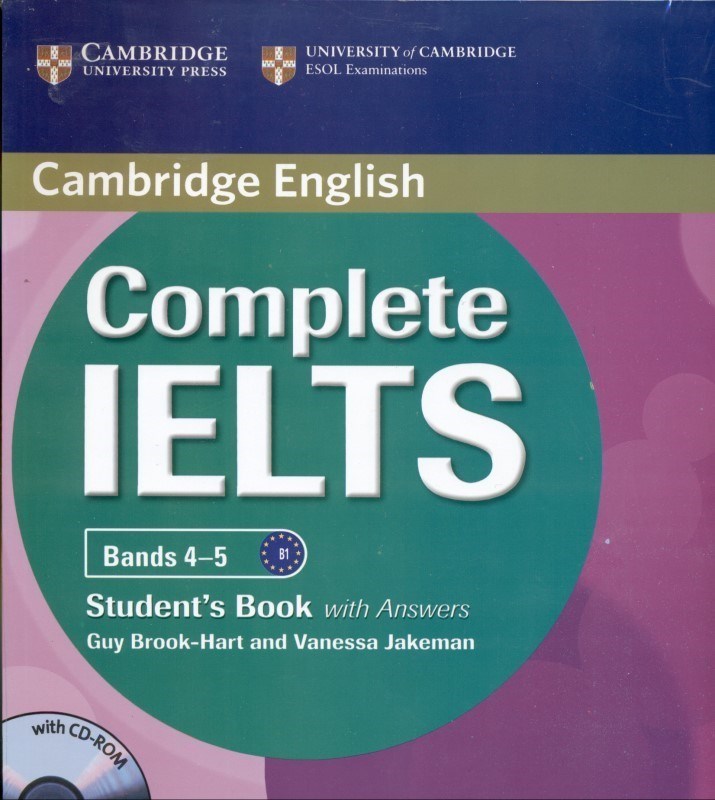 نمایش جزئیات برای  Complete IELTS Bands 4-5 B1 Students Book with Answers with Cd تصویر  Complete IELTS Bands 4-5 B1 Students Book with Answers with Cd