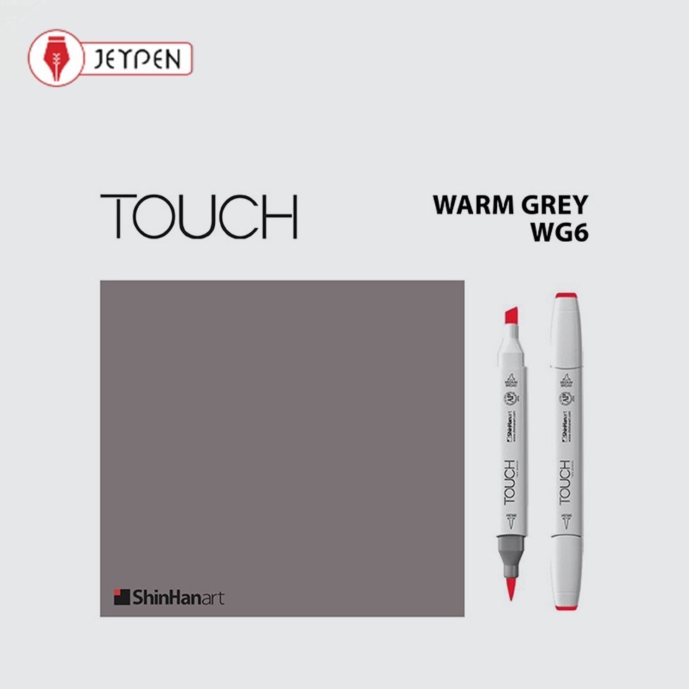 نمایش جزئیات برای  ماژیک راندو تاچ بدنه سفید رنگ وارم گری کد WG6 تصویر  ماژیک راندو تاچ بدنه سفید رنگ وارم گری کد WG6