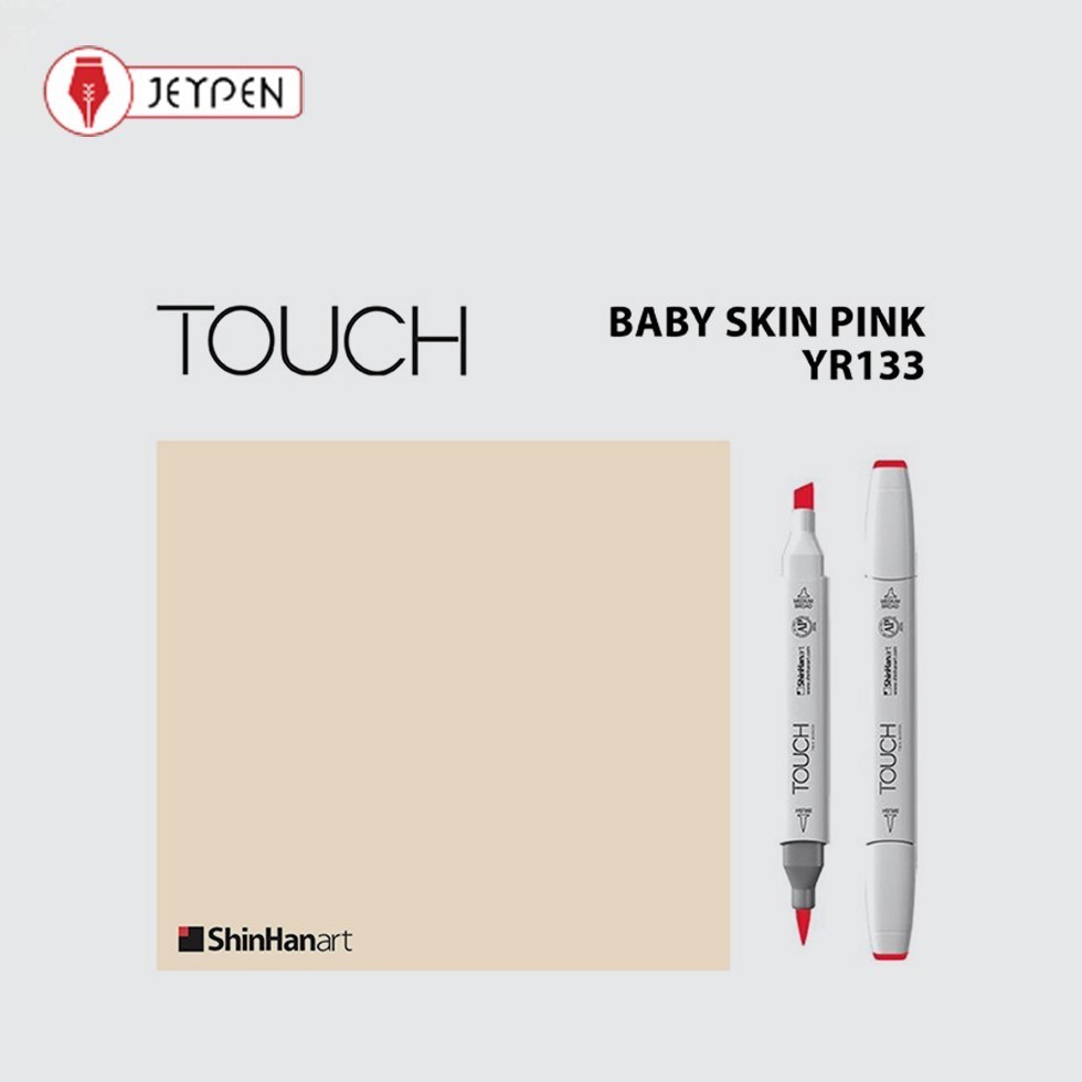 نمایش جزئیات برای  ماژیک راندو تاچ بدنه سفید رنگ بیبی اسکین پینک YR133 تصویر  ماژیک راندو تاچ بدنه سفید رنگ بیبی اسکین پینک YR133