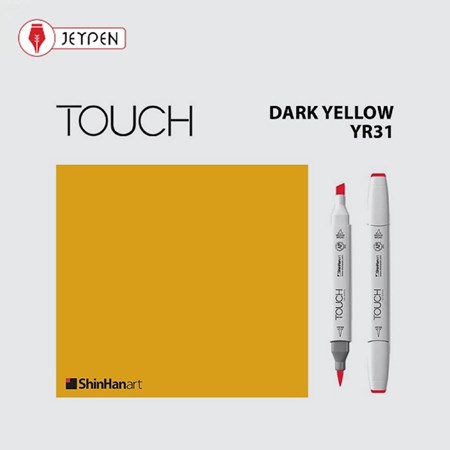 نمایش جزئیات برای  ماژیک راندو تاچ بدنه سفید رنگ زرد دارک YR31 تصویر  ماژیک راندو تاچ بدنه سفید رنگ زرد دارک YR31