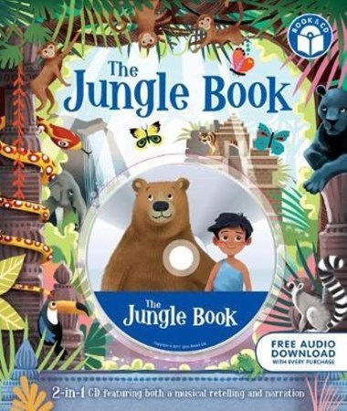تصویر  The jungle book: Book and CD