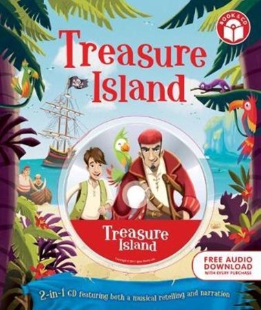 تصویر  Treasure Island: Book and CD