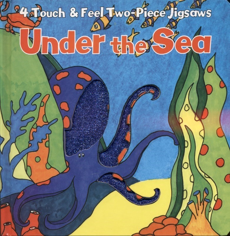 تصویر  Touch and feel 2 piece jigsaws under the sea