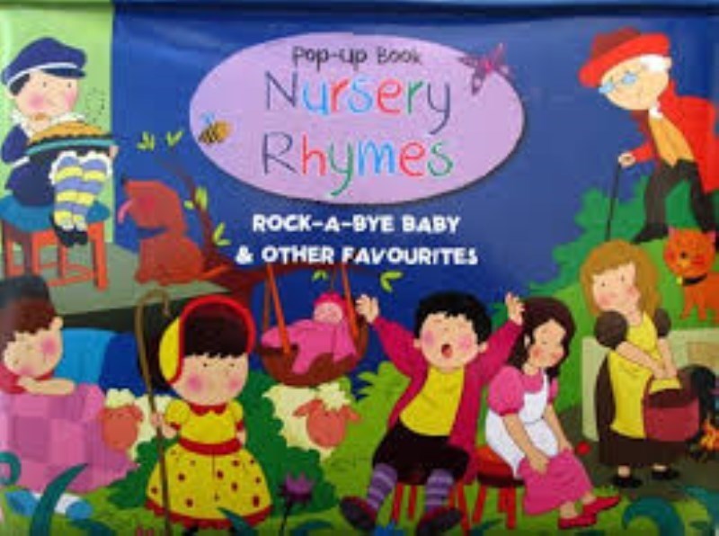 تصویر  Pop up book nursery rhymes rock a bye baby and other favourites