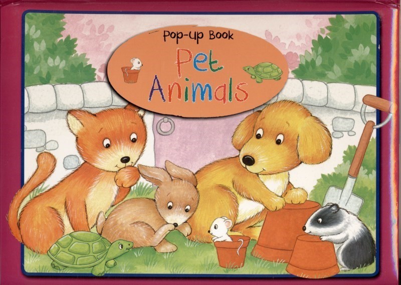 تصویر  Pop up book pet animals