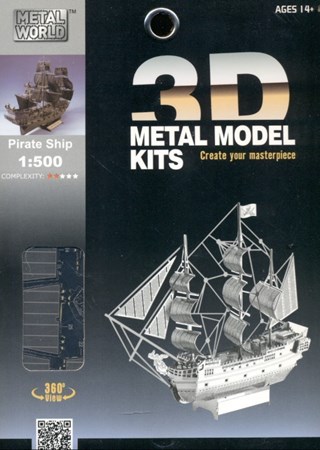 تصویر  Pirate ship (3D metal model kits C21106)