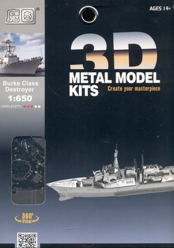 تصویر  Burke class destroyer (3D metal model kits C21113)