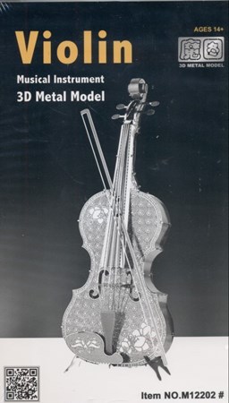تصویر  Violin (3D metal model M12202)