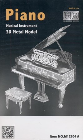 تصویر  Piano (3D metal model M12204)